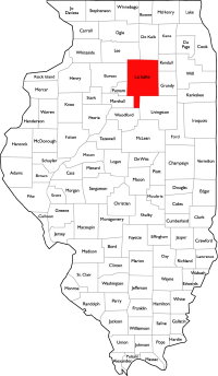 LaSalle County, Illinois County Map